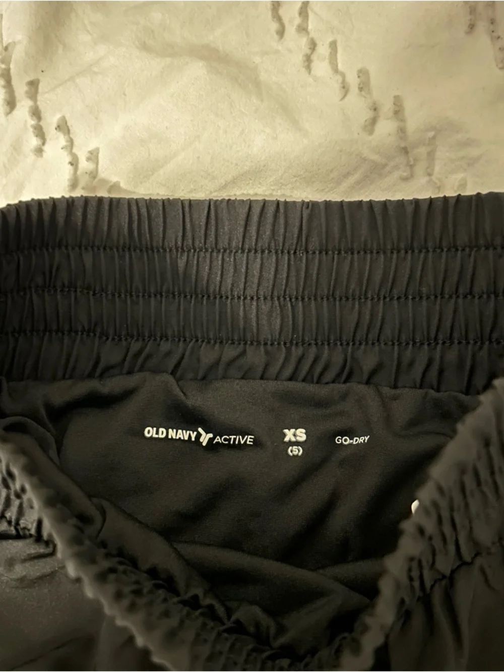 Old Navy Girls High Waisted Dolphin-Hem Run Shorts Black Size XS 5 Athletic NEW